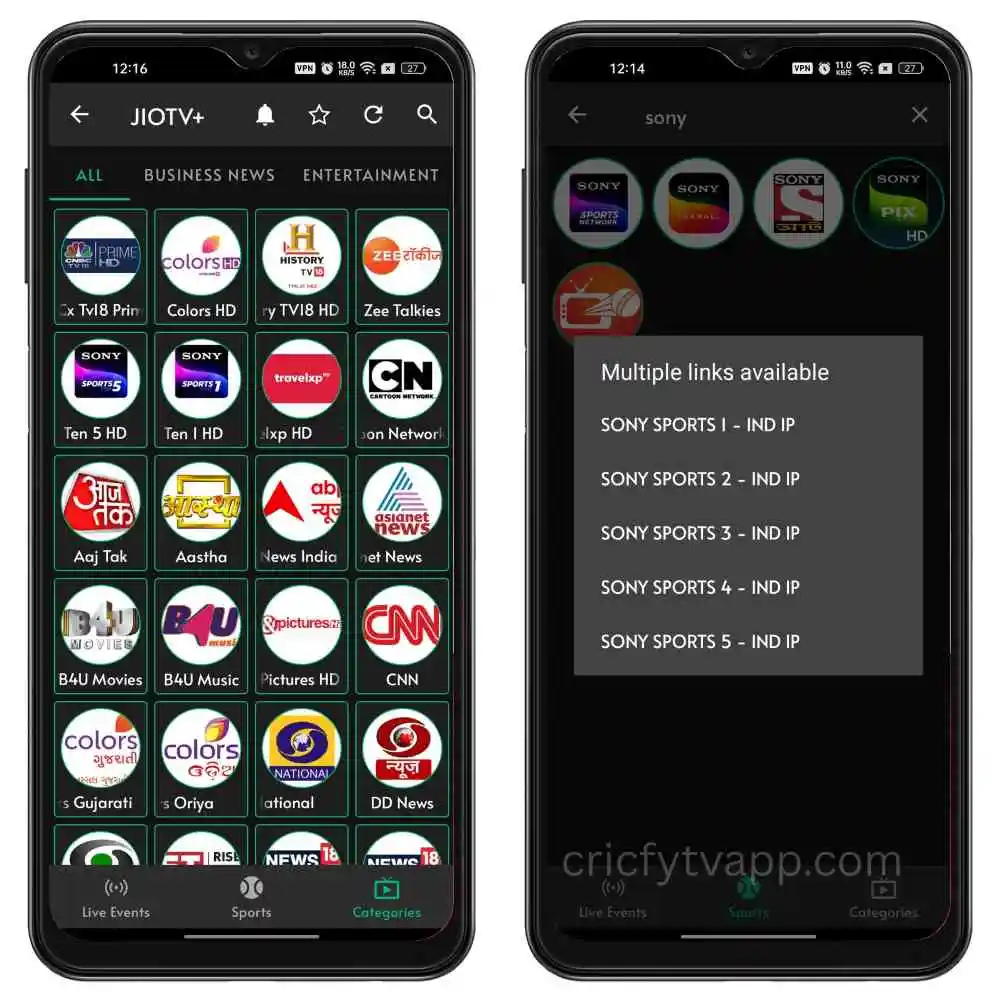 CricFy TV APK V5.6 Download (Updated 2025) | Free Live TV CricFy TV Download Free