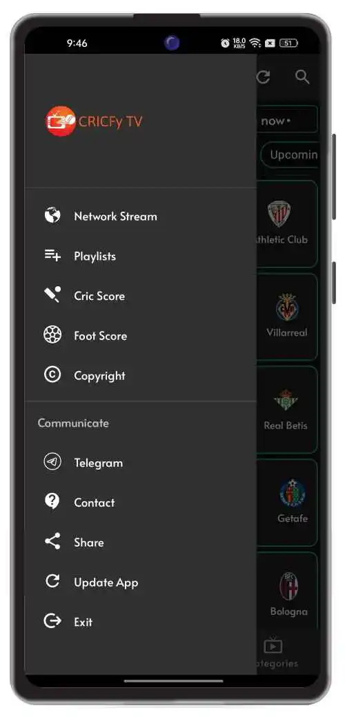 CricFy TV APK V5.6 Download (Updated 2025) | Free Live TV CricFy TV Overview 4